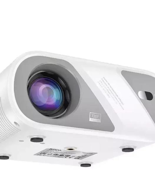 HOCO HD Ready DT1 Projecteur Blanc Wi-Fi Bluetooth 720P Jusqu’à 200 pouces